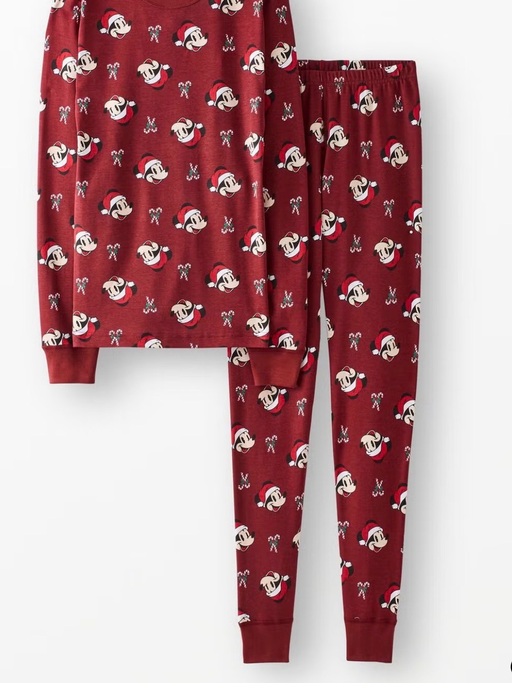 Hanna Andersson Adult Disney Mickey Mouse Holiday HannaJams™ Pajama Size L